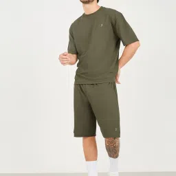 Styli Olive Loose Fit Shorts image 5