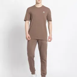 Adidas Originals Essentials Brown Slim Fit Joggers image 5