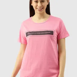 Clt.s Pink Graphic Print T-Shirt-picture-14