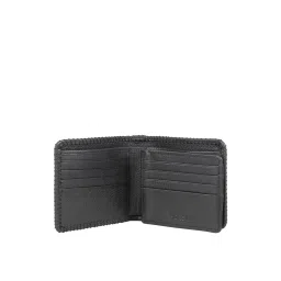 Hidesign Black Leather  Bi-Fold Wallet for Men image 5