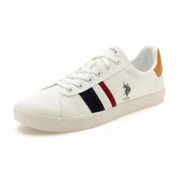 U.S. Polo Assn. Men's White Casual Sneakers image 5