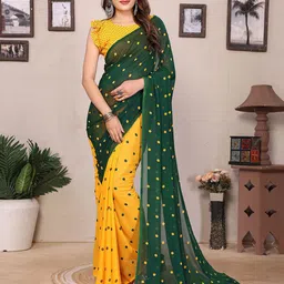 Moda Rapido Polka Dots Printed Saree-picture-29