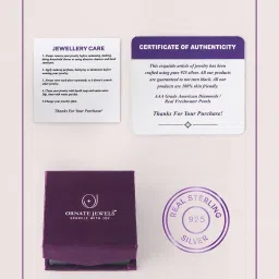 Ornate Jewels 92.5 Sterling Silver Cushion Cut Red Ruby American Diamond Halo Pendant with Chain image 5