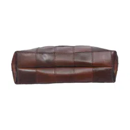 Celtic Brown Patchwork Leather Tote image 4