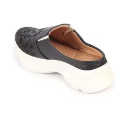 Fausto Women's Black Mule Shoes image 5