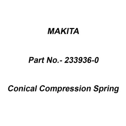 Makita Conical Compression Spring for HR4002, Part No 233936-0-picture-21