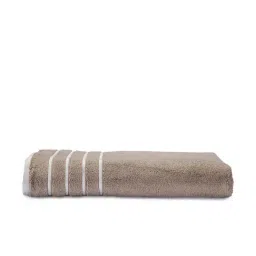 Mark Home Simply Soft Brown Cotton 500 GSM Zero Twist Anti Bacterial Ladies Towel - Set of 1 image 2