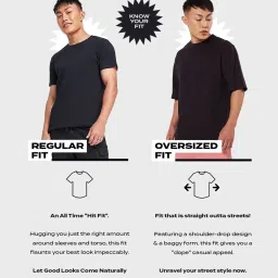 Bewakoof Black Cotton Relaxed fit Graphic T-Shirt image 5