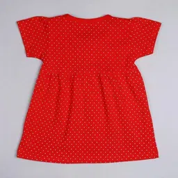 PARYAG Polka Dot Print A-Line Dress image 4