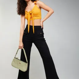 DOLCE CRUDO Black Jeans image 5