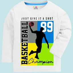 KUCHIPOO Boys Multi Cotton Printed Tshirts image 3