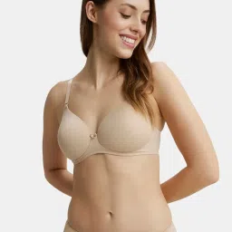 Jockey 1819 Women's Wirefree Padded Microfiber Nylon Full Coverage Multiway Styling T-Shirt Bra image 5