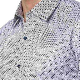 Raymond Yellow Cotton Classic Fit Printed Shirts image 5
