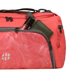 Harissons Marvel Coral & Light Grey Polyester Printed Duffle Bag image 5