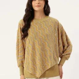 Apsley Mustard Regular Fit Printed Sweater-picture-32