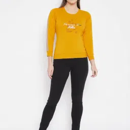 Duke Mustard Graphic Print Sweatshirt image 4