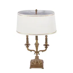 kapoor lamp shades Kapoor E Illuminations Golden Brass Table Lamp - Set of 1 image 4
