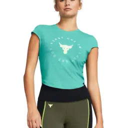 UNDER ARMOUR Green Cotton Printed Sports T-Shirt-picture-14