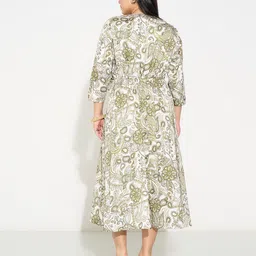 Honey Curvytude by Pantaloons Print Midi Dress image 2