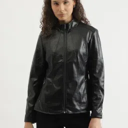 United Colors of Benetton Black Regular Fit Jacket-image-41