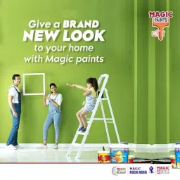 Magic Paints 1101 Series 2 Kg Mauve Halo Matte Finish Acrylic Distemper Paint image 5