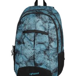 F Gear Ellis Web Marine Black Printed Small Backpack-picture-0
