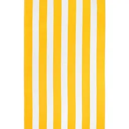 LOVIO STORE White & Yellow Striped Cotton 300 GSM Bath Towel-picture-29