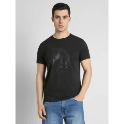 Simon Carter London Black Cotton Slim Fit Graphic T-Shirt-picture-43