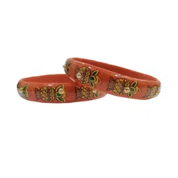SAVORADE Orange Glass Bangle-picture-39