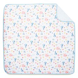 haus & kinder Vitamin Sea 100% Cotton Muslin Reversible Blanket - Multicolour-picture-14