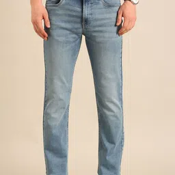 CAVALLO by Linen Club Men Urban Slim Slim Fit Mid-Rise Light Fade Jeans-picture-37