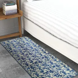 ELEGANT WEAVERS Blue & Beige Printed Durable FloorRunner image 2