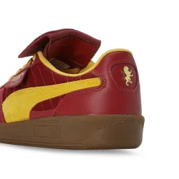 Puma Unisex HARRY POTTER Palermo Hairy Suede Formstrip Dark Crimson & Yellow Sizzle Sneakers image 5