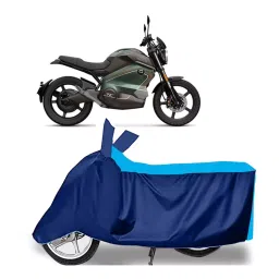 Auto Pearl Two Wheeler Cover for Vmoto Soco Super Soco TC Wanderer - Cyan, Blue-picture-48