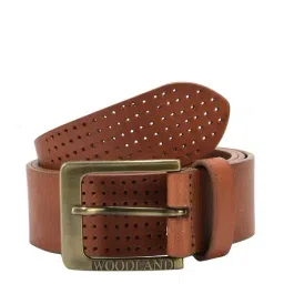 Woodland Tan Leather Waist Belt for Men-picture-16