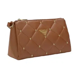 LAVIE Signature Tan Quilted Sling Handbag image 2