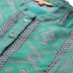 Aarke Ritu Kumar Green Jharna Kurti With Camisole image 5