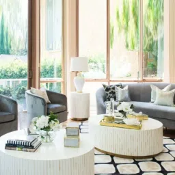 Casagold Makayla Inlay White Coffee Table image 5