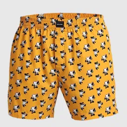 Jack & Jones Orange Cotton Regular Fit Printed Boxers image 5
