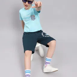 Monte Carlo Kids Turquoise Printed T-Shirt image 5