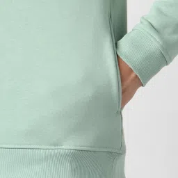 Peter England Green Regular Fit Sweatshirt image 5
