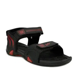 Campus Men's Black Floater Sandals image 2