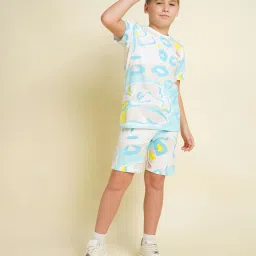 Jack & Jones Junior Boys Tanager Turquoise Shorts image 5