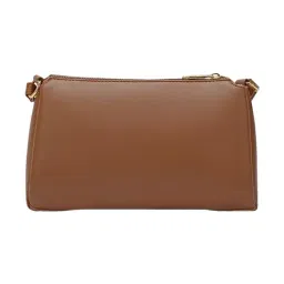 LAVIE Signature Tan Quilted Sling Handbag image 4