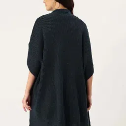 Apsley Navy Regular Fit Textured Sweater image 2