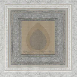 DDECOR Live beautiful Beige Cotton Ethnic 145 TC Double Flat Bedsheet with 2 Pillow Covers image 5