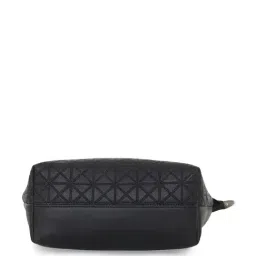 Esbeda Black PU Textured Tote Handbag image 4