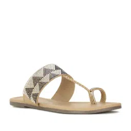 Bata Women's NEW GALAXY TR E 24 Tan Toe Ring Sandals-picture-22