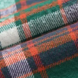 U.S. Polo Assn. Boys Green Cotton Chequered Shirt image 4