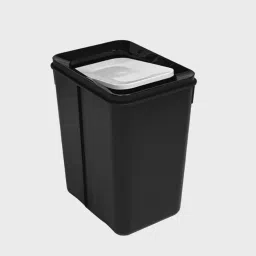 Olive Dust Bin A 20 L PVC Square Black 235x305x375 mm, 113010810002-image-58